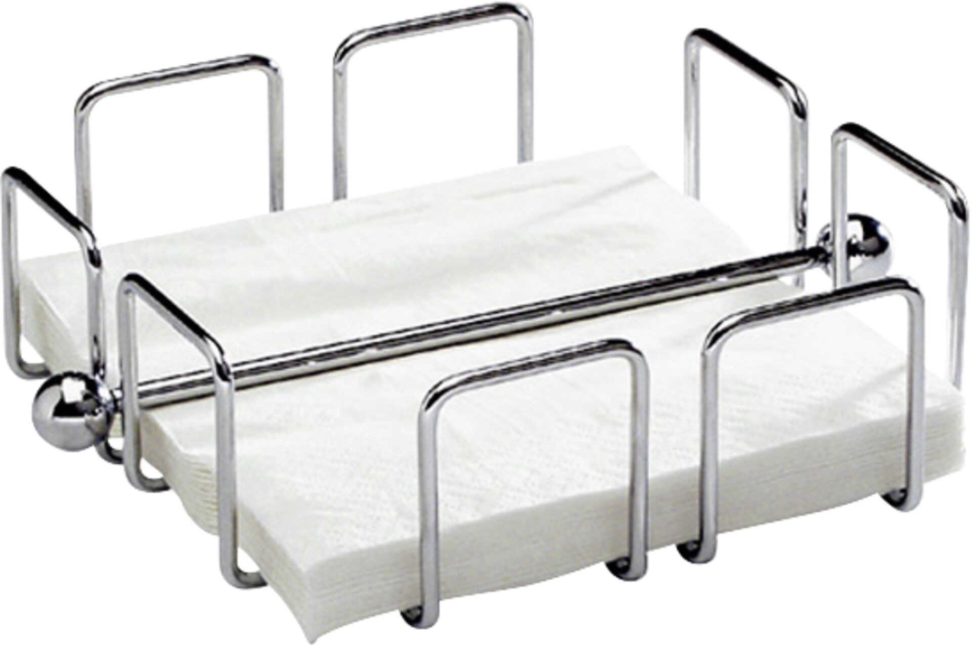 Serviettenständer "Wire" für 50 Servietten, 19,0x19,0x6,5 cm